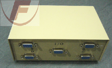 COM 704 Data T-Switch 5x D-SUB-Buchse 9polig