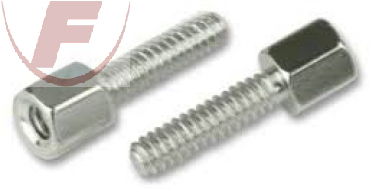 Befestigungsbolzen mit I/A Gewinde UNC 4-40 4,8/17,8mm, SKB2