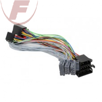 T-Kabelsatz fahrzeugspezifisch (ISO / Mini-ISO) auf ISO Buchsen und Stecker