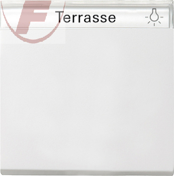 GIRA System 55 Wippe mit Beschriftungsfeld reinweiß glänzend 029903