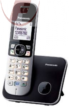 Panasonic KX-TG6811GB, Telefon, schnurlos, schwarz