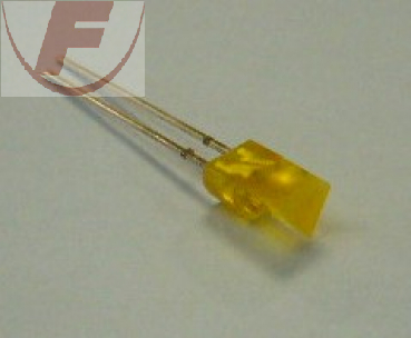 Dreieckige LED, 5mm, gelb