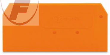WAGO Abschlußplatte 2,5mm orange - 280-309