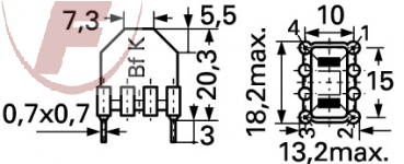 Entstördrosseln, 18mH, 0,5A, 1400mOhm