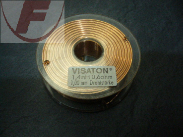 Luftspule 1,4  mH, 1,0mm, 0,6 Ohm
