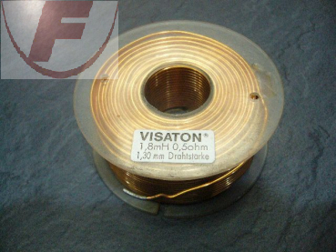 Luftspule 1,8  mH, 1,3mm, 0,50 Ohm