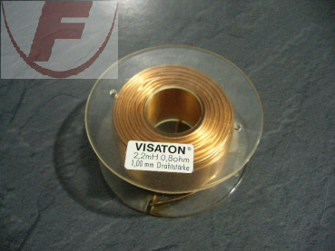 Luftspule 2,2  mH, 1,0mm, 0,80 Ohm