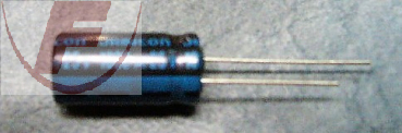 1000uF/25V, RM5mm 10x20mm 105° - Elko radial