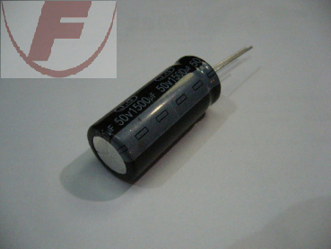 1500uF/50V, RM8mm 15x35mm 105° - Elko radial