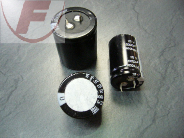 4700uF/50V, RM10mm 25x35mm 85° -  Elko  Snap-In