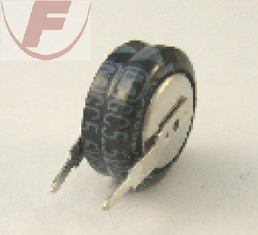 0,22F/5,5V, RM5mm, 10,5x5mm (vertikal), -20% +80% -  GoldCap Kondensator