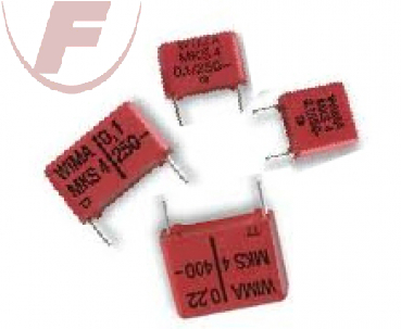 10nF/630V, WIMA MKS4 RM7,5mm - MKT-Kondensator