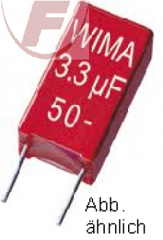 0,22uF/100V, WIMA MKS4 RM7,5mm - MKT-Kondensator