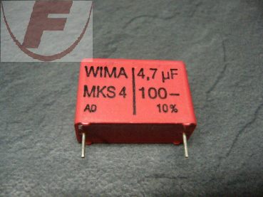 4,7uF/100V, MKS4 MKT-Kondensator RM22,5mm -  WIMA