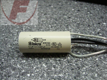 Entstörkondensator 0,1uf + 2x0,027uf 275V~ - RSO-FILTER ISKRA