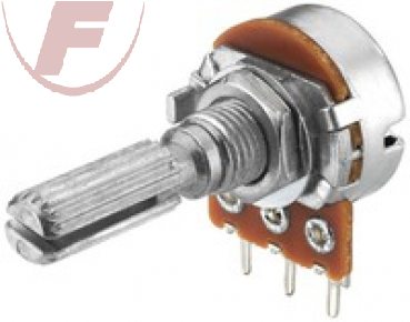 Potentiometer, Mono, linear, 1 MOhm
