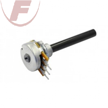 1 MOhm, Poti 20/6, Mono, linear, 6mm Achse