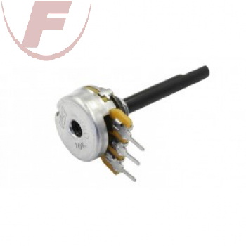 220 Ohm, Poti 16/4, Mono, linear, 4mm Achse
