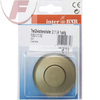 Schnurschalter, Fußtret-schalter  Gold 2A
