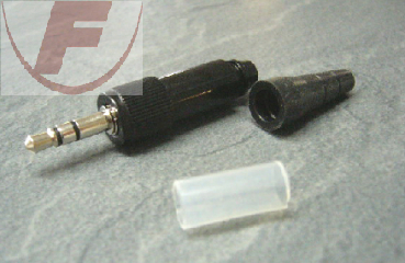 Stereo-Klinkenstecker 3,5 mm schraubbar