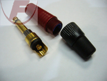 NEUTRIK NP2C-AU-SILENT, Mono-Klinkenstecker 6,3mm, silent Plug