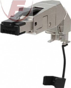 RJ45 Stecker Cat.6A Kabelzuführ.360 Grad BTR NETCOM 130E405042-E