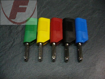 BSB 20 K BLAU, 4mm Büschelstecker mit Buchse und Schraube - Hirschmann
