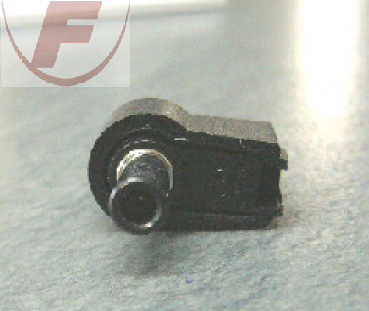 DC-Stecker, 5,0/3,5/0,8mm, L= 9mm Winkel, Innenstift