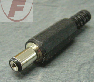 DC-Stecker, 5,5/1,5mm, L= 9mm