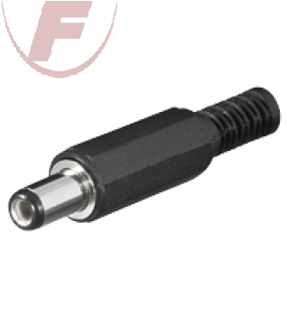 DC-Stecker, 5,5/2,1mm, L= 9mm