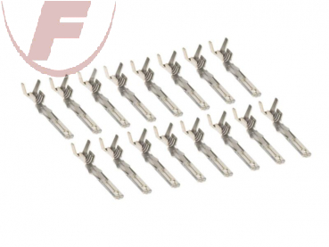 Flachstecker 2,8mm, 0,5-1mm², blank verzinnt mit Rastnase 10Stück