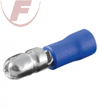 RS mit PVC-Isolation, blau, 4mm, 1,5-2,5 mm²