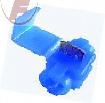 Klemmverbinder mit PVC-Isolation  1,5-2,5 mm²,  blau 100 Stück