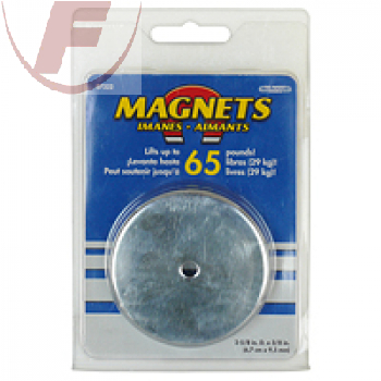 Magnet rund 67x9,5 mm mit Loch