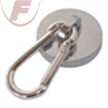 Rundmagnet mit Karabiner