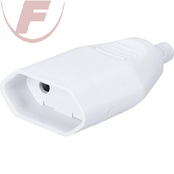 Euro-Kupplung, Kunststoff, mit Schraubanschluß weiß