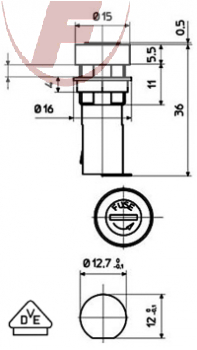 G-Sicherungshalter, 5 x 20 mm, Bajonettverschluss - Püschel