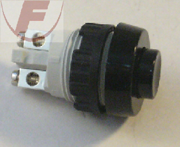 Rafi-Drucktaster Schließer 0,7A/250V schwarz