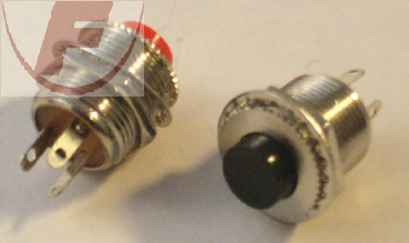 Drucktaster, 1xUM, rot, 1A/125V