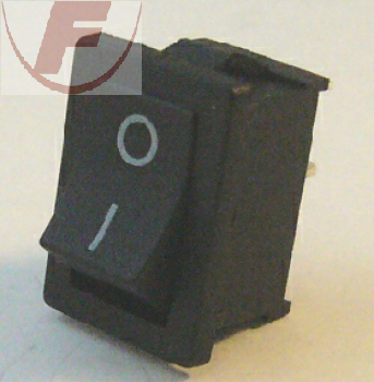 Wipptaster, 1-pol. EIN, 3A/250V, schwarz