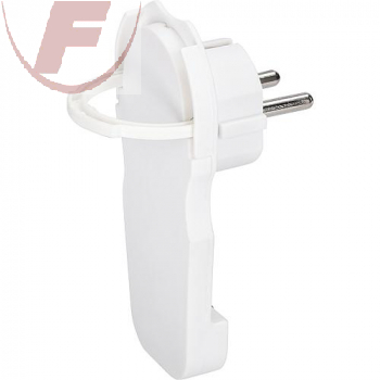 Flächen-Winkelstecker extra flach, weiß