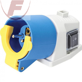 Schutzkontakt-Einspeise-Dose 230V/6A blau/grau