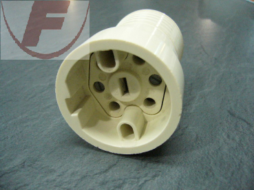 16A, Perilex-Zentralkupplung weiß, 3-polig + N + PE - ABL