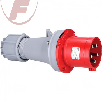 63A, CEE-Stecker rot, 3-polig +N+PE, 6h, IP44  - ABL S53S30