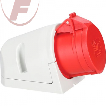 16A, CEE-Aufbaukupplung rot, 3-polig + N + PE, 6h, IP44 - ABL