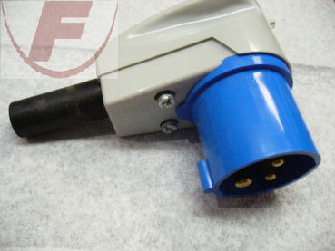 16A, CEE-Winkelstecker blau, 2-polig + PE, IP44 - ABL S31.20