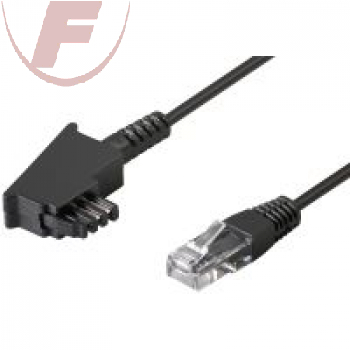 TAE-F-Stecker > RJ45-Stecker (8P2C), 6m - DSL/VDSL - Routerkabel