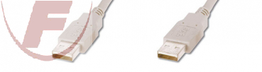 USB-2.0 Kabel, USB-A/A Stecker/Stecker, 5,00m