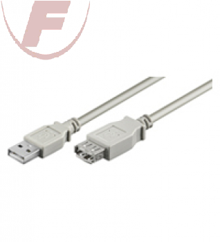 USB-2.0 Verlängerung, 3,00m, USB-A/A Stecker/Buchse