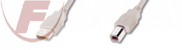 USB-2.0 Kabel, USB-A/B Stecker/Stecker, 3,00m